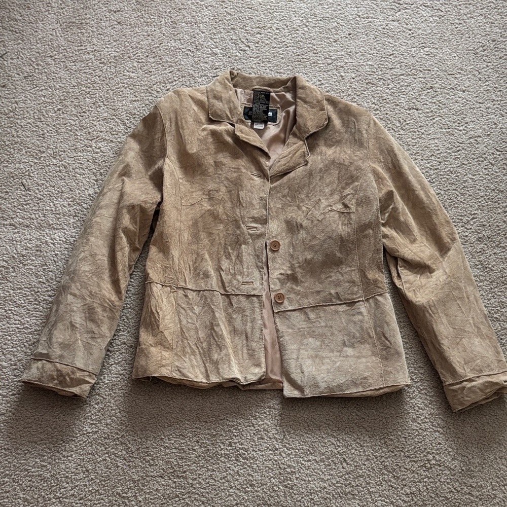 Brandon Thomas Vintage Suede Jacket/blazer size Large